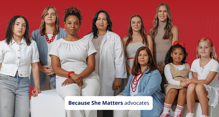 Because She Matters advocates