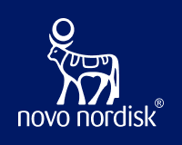Novo Nordisk logo.