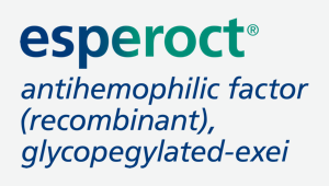esperoct&reg; antihemophilic factor (recombinant), glycopegylated-exei