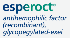 Esperoct® antihemophilic factor (recombinant), glycopegylated-exei logo.
