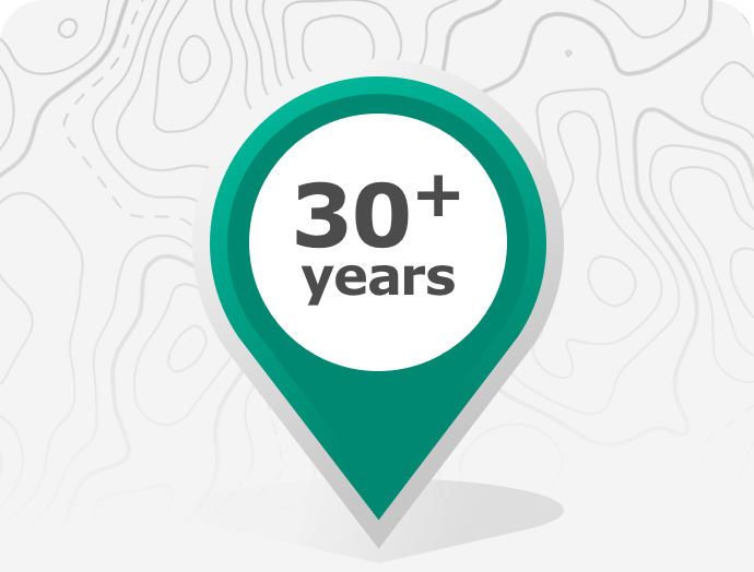 30+ years