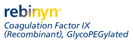 Rebinyn Coagulation Factor IX (Recombinant), GlycoPEGylated logo.